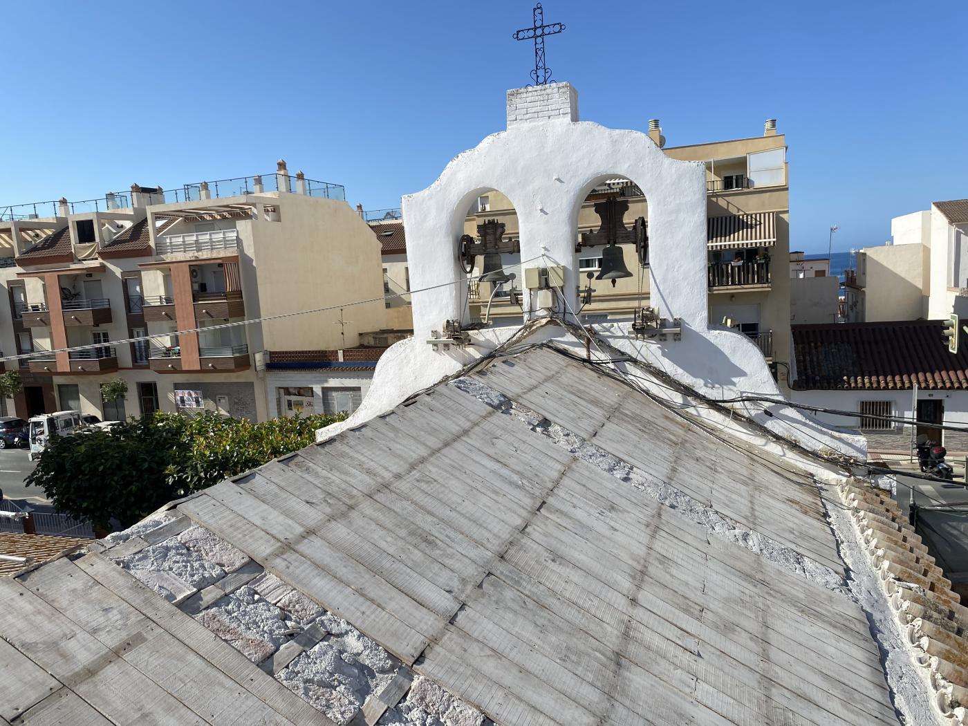 Obra en la parroquia de Caleta de Vélez