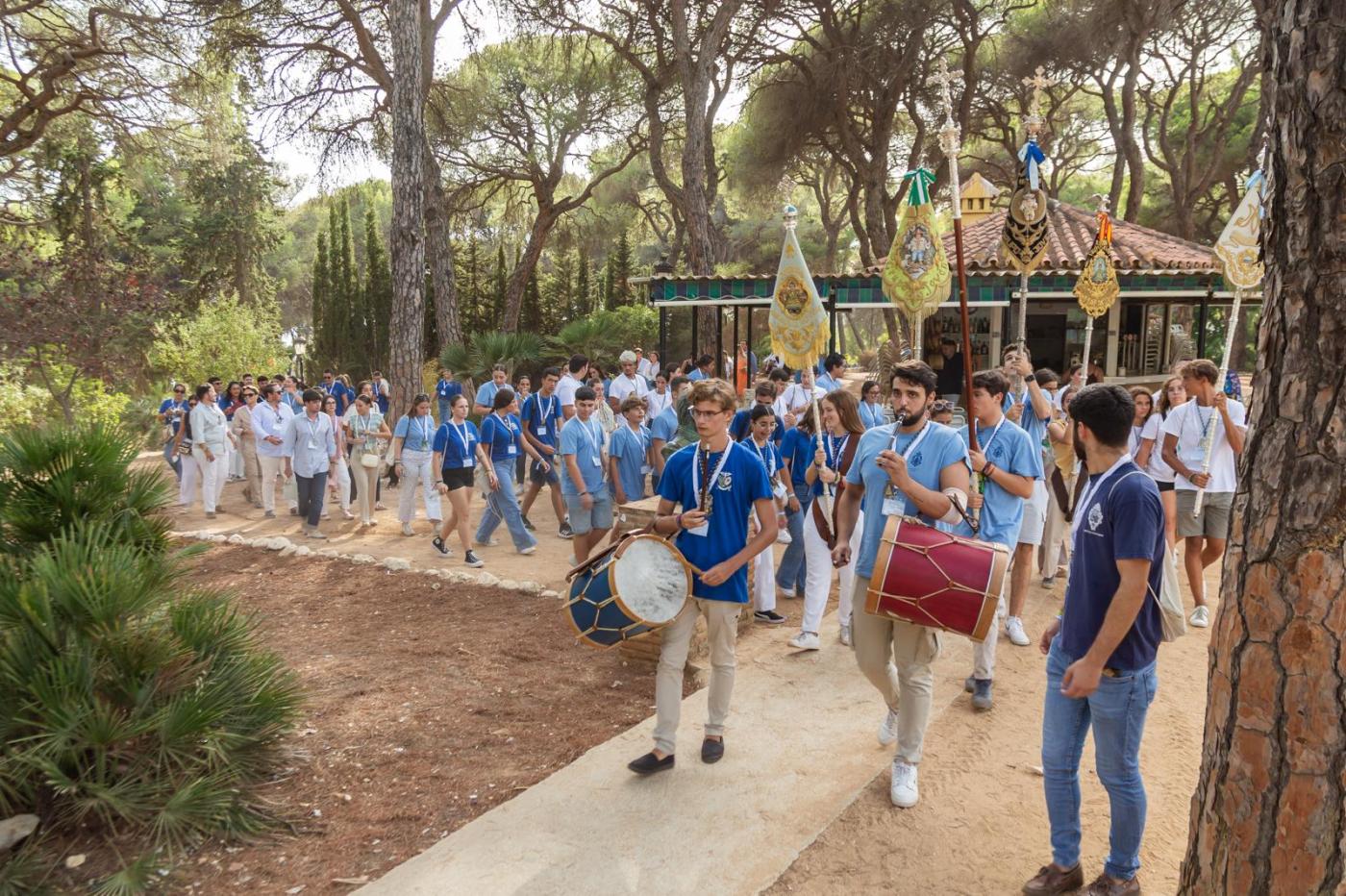 Encuentro de jóvenes rocieros en Marbella