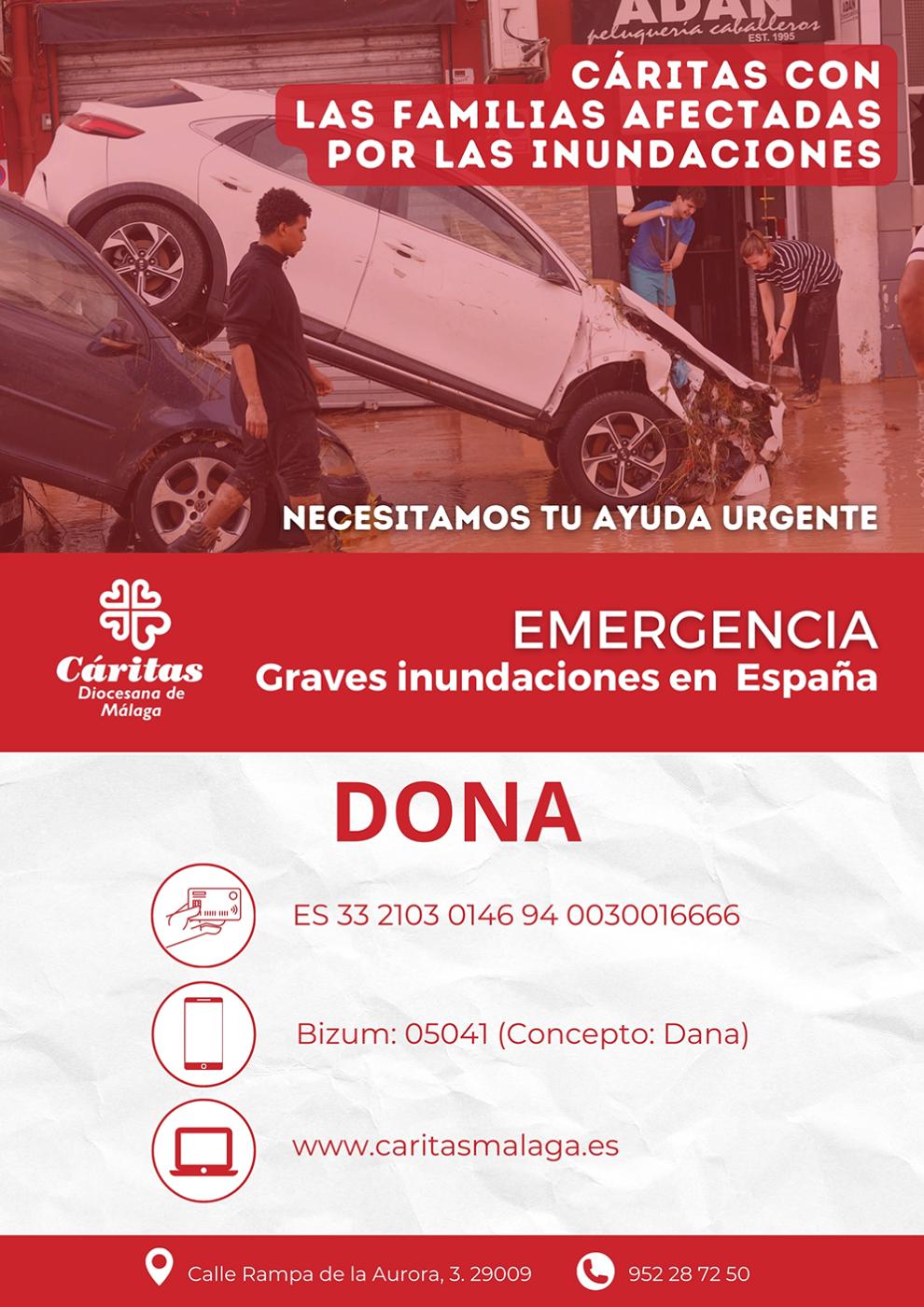 Cartel de la campaña de emergencia