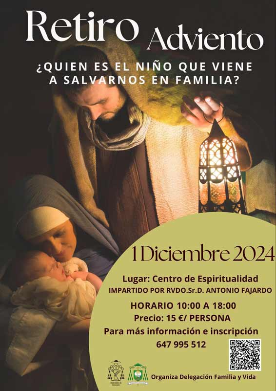 Familia retiro adviento 1 12 24 cartel