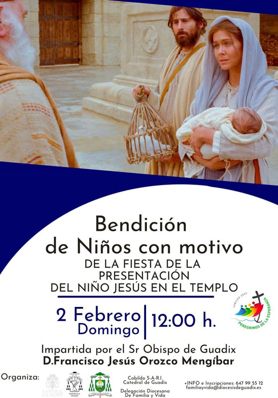 Bendición niños catedral 2 2 25 cartel