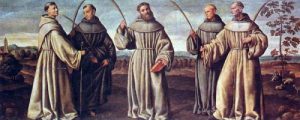 San Berardo y protomártires franciscanos