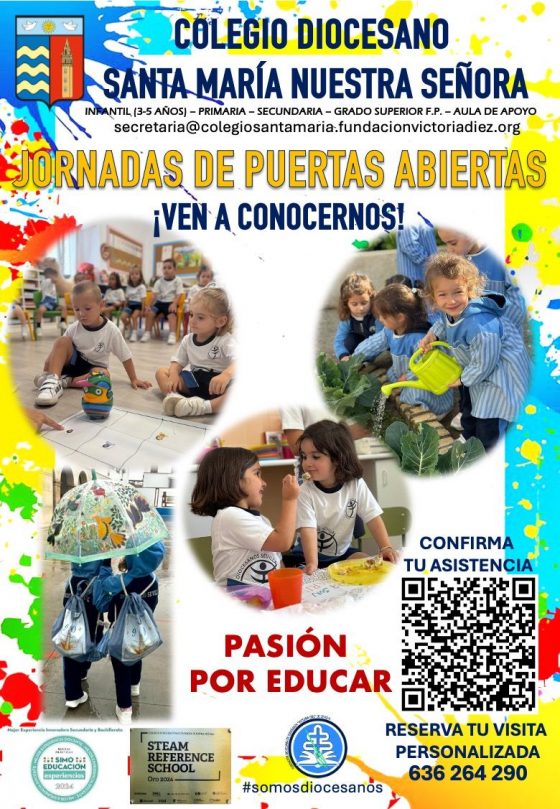 Cartel Jornadas Puertas Abiertas Sta Maria