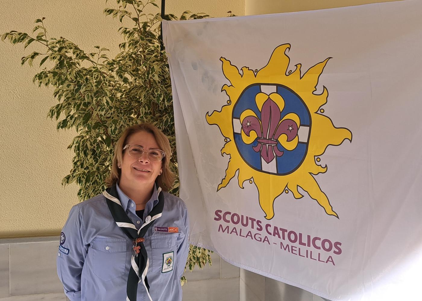 María Remedios Zayas España, animadora en la fe de los Scouts Católicos de Málaga y Melilla