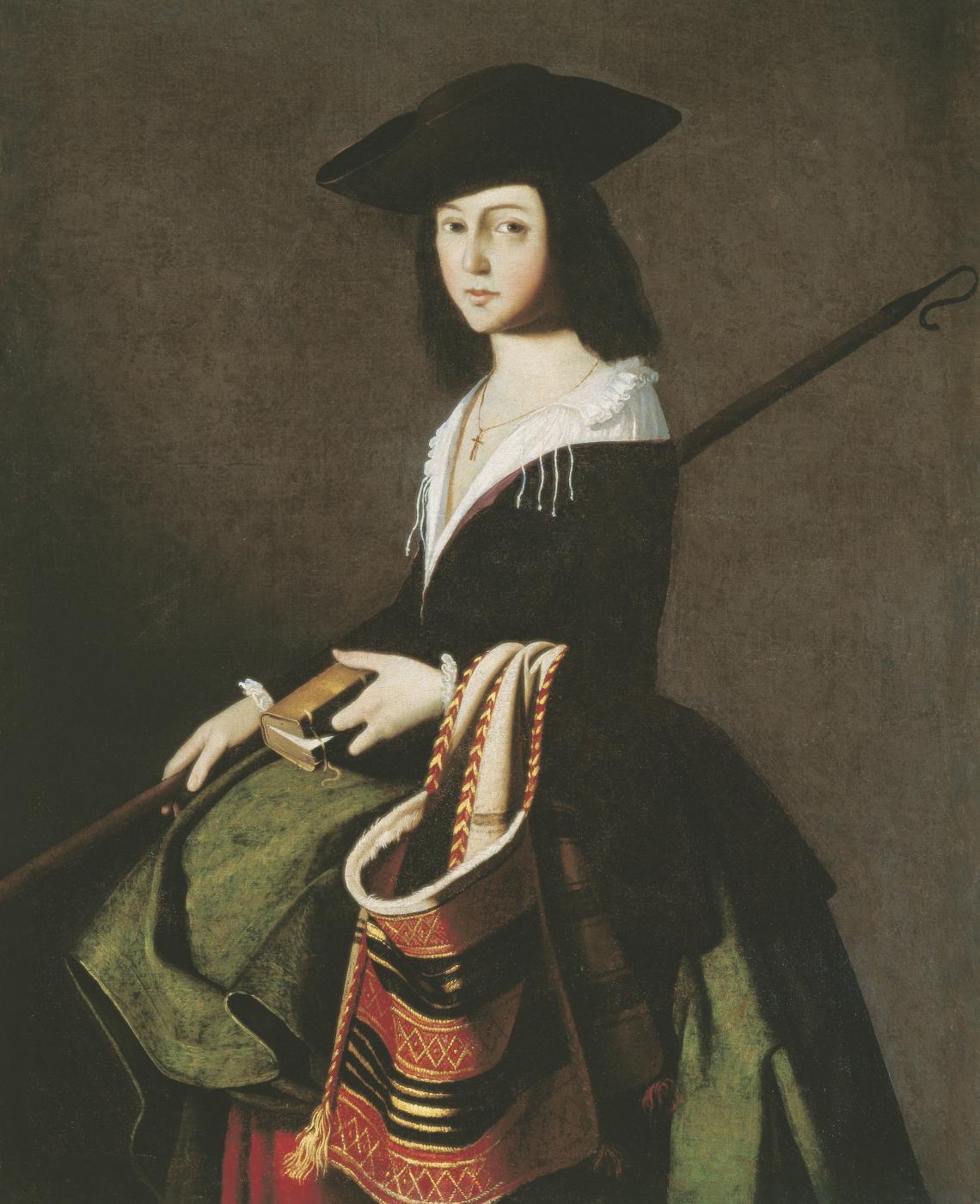 Santa Marina. c. 1640-1650. Francisco de Zurbarán. óleo sobre lienzo, 111 x 88 cm. Colección Carmen Thyssen-Bornemisza en préstamo gratuito al Museo Carmen Thyssen Málaga