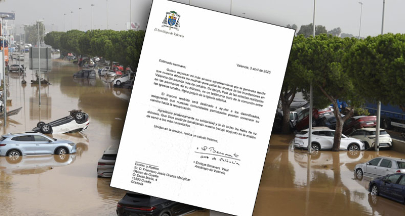 El arzobispo de Valencia agradece la solidaridad recibida de la diócesis de Guadix por la DANA