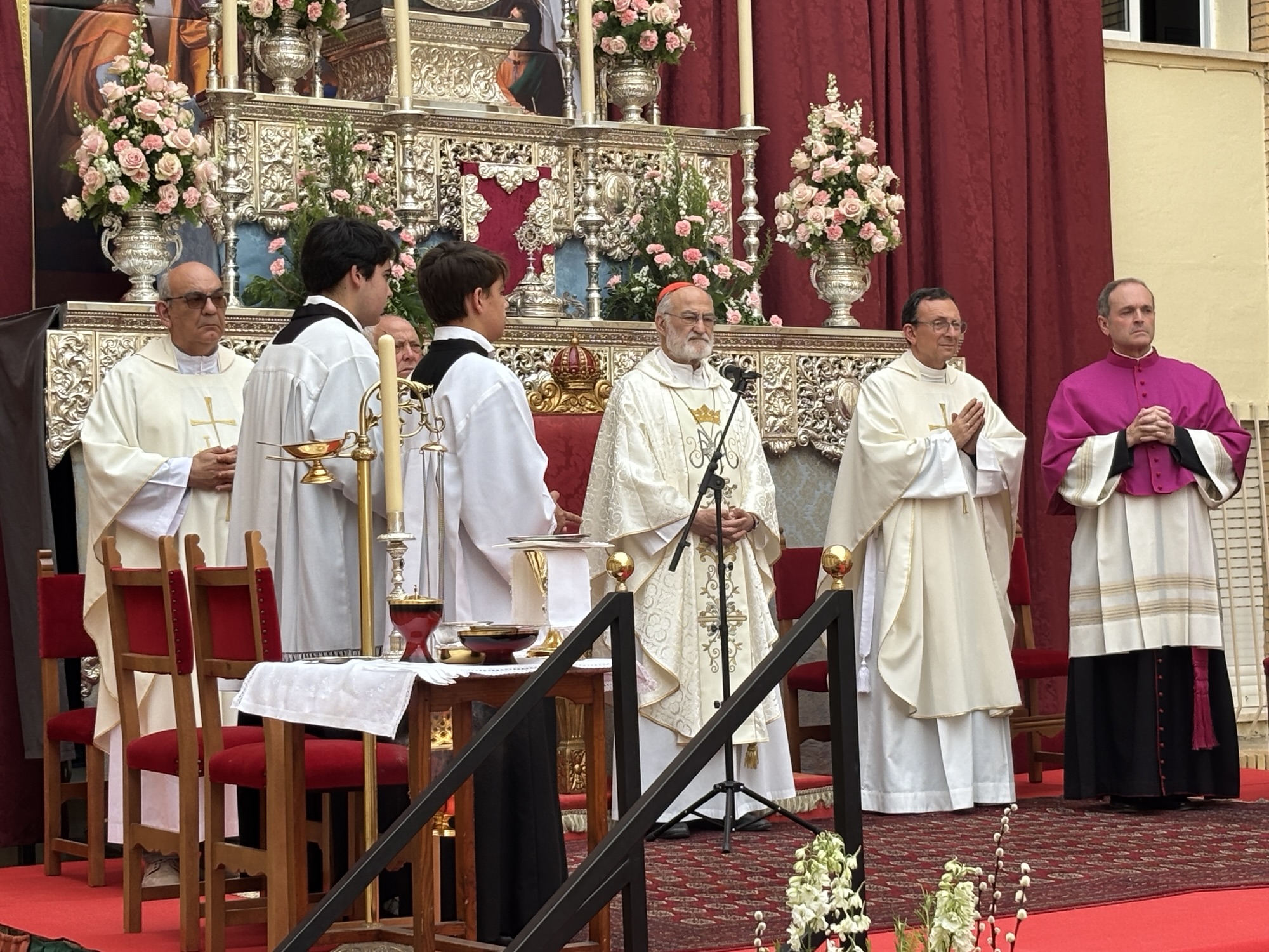 El Sr. Cardenal Cristóbal López preside la Eucaristía de acción de gracias por la bendición de la imagen de María Auxiliadora