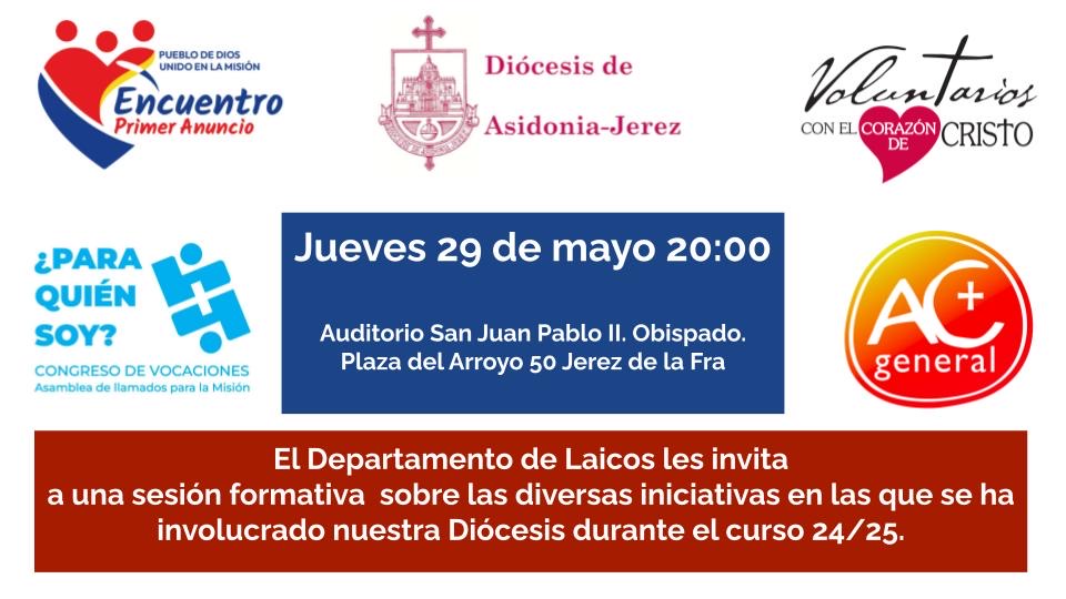 Encuentro para Laicos para conocer las diversas iniciativas en la que Asidonia-Jerez ha estado involucrada
