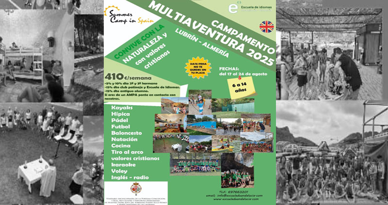 La Hermandad de las Lágrimas, de Guadix, oferta unos campamentos de verano