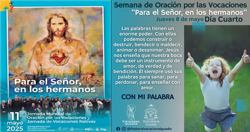 Semana de Oración por las Vocaciones. Día 4º: con mi palabra