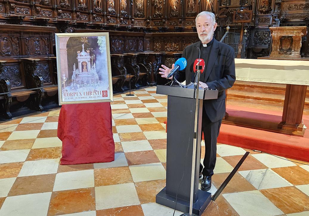 José Manuel Ferrary, durante la presentación del cartel