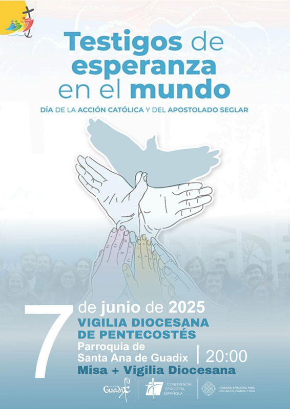 Seglar Vigilia Pentecostés cartel
