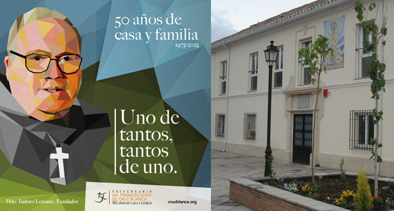Los Franciscanos de Cruz Blanca celebran 50 años de casa y familia