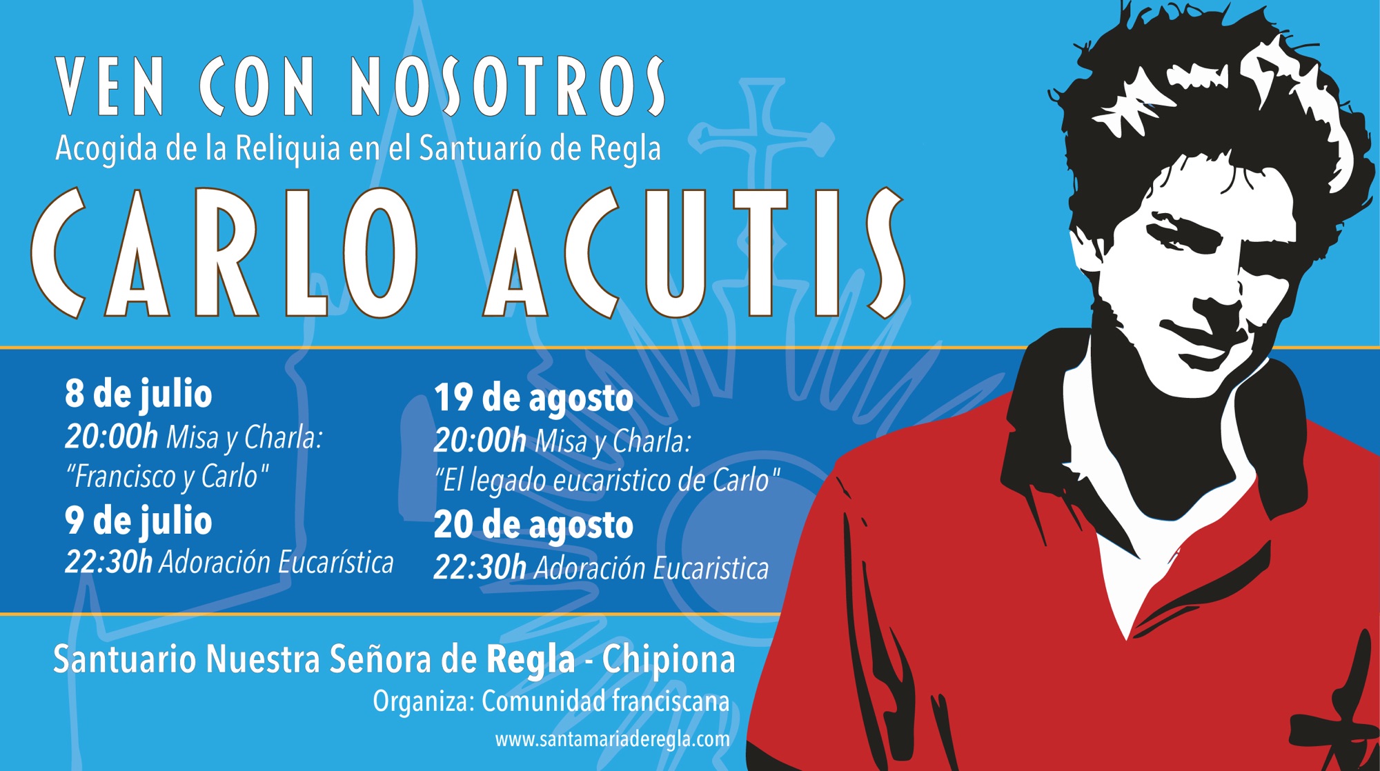 Chipiona acoge la reliquia del beato Carlo Acutis en el Santuario de Nuestra Señora de Regla