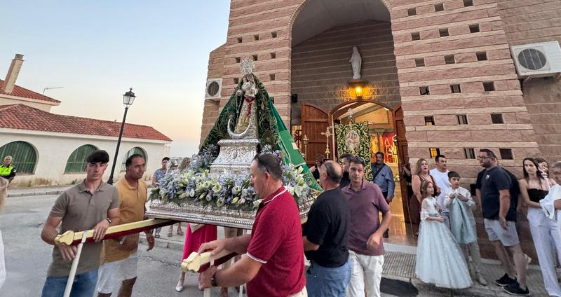 El barrio de San Clemente, de Huéscar, celebró la fiesta en honor a su Patrona, la Virgen de la Esperanza