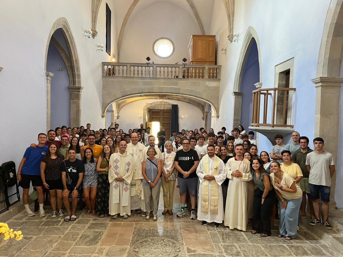 Parada en la iglesia de Sant Martí Vell, de la diócesis de Girona