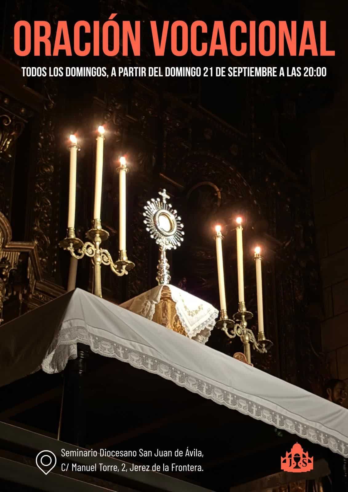 El Seminario Diocesano retoma la Oración Vocacional todos los domingos a las 20hrs