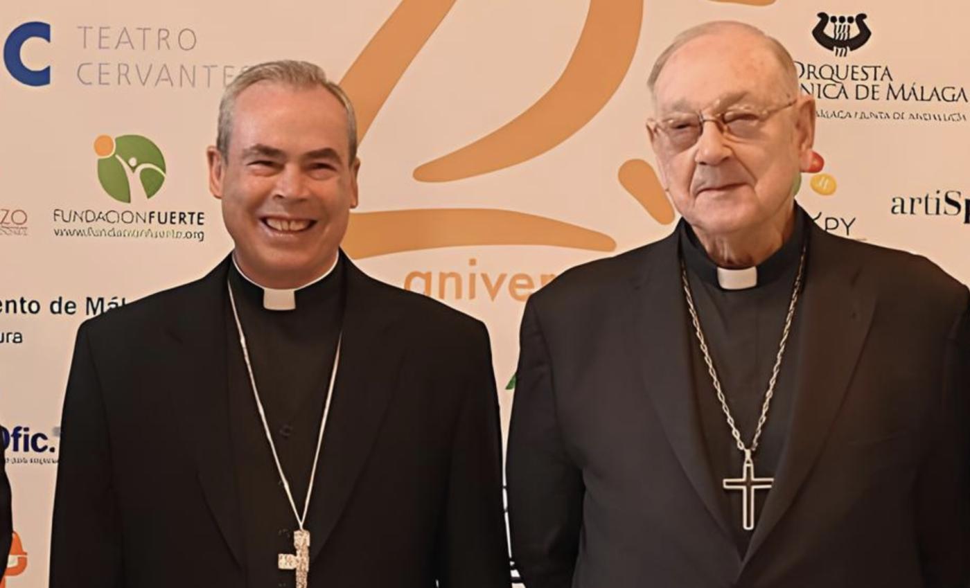 Junto a D. Fernando Sebastián en un acto de la Fundación Victoria