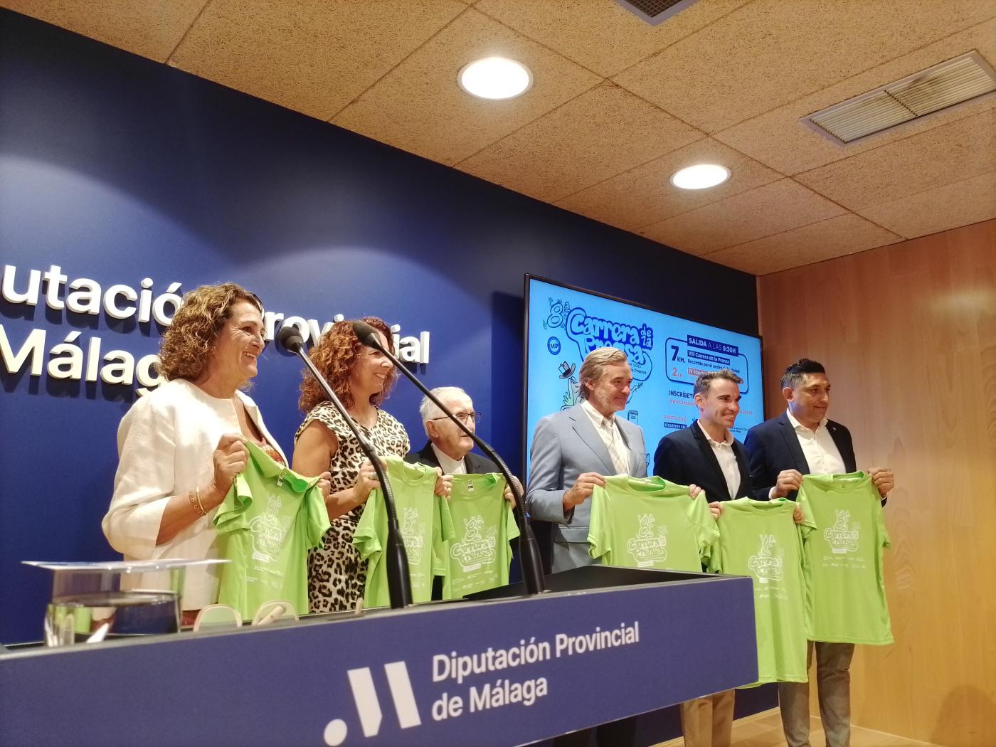 Presentación de la VIII Carrera de la Prensa, con la participación de Gabriel Leal en representación del Cotolengo