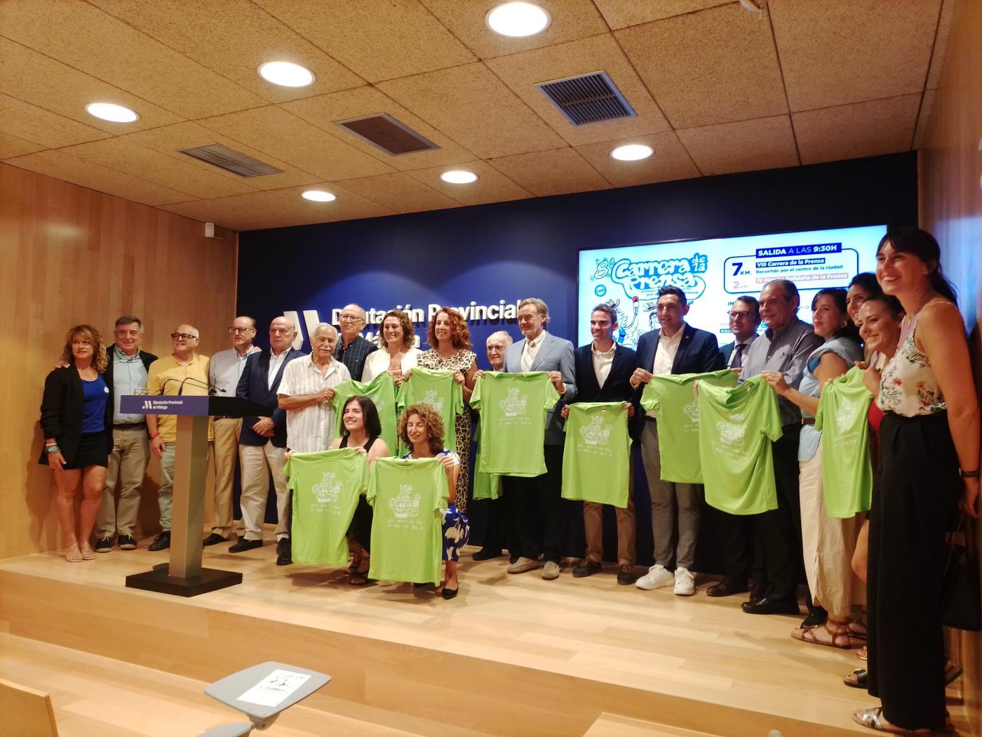 Presentación de la VIII Carrera de la Prensa, con la participación de Gabriel Leal en representación del Cotolengo