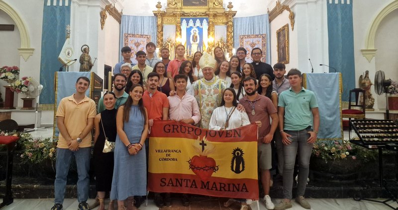 Mons. Orozco predicó, un año más, en la novena de la Patrona de su pueblo