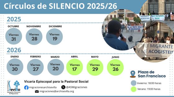 Círculos de silencio, unas llamadas a las conciencias de los cristianos