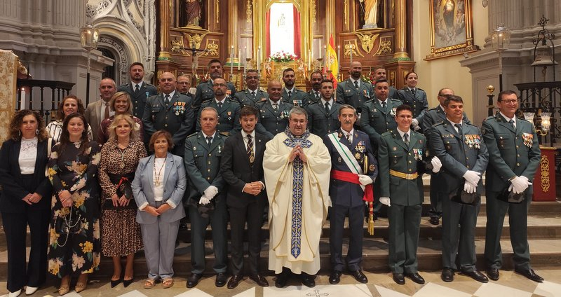 La Guardia Civil de Huéscar celebró un año más a su Patrona, la Virgen del Pilar