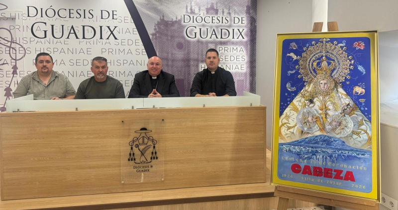 La Hermandad de la Virgen de la Cabeza presenta el cartel y los actos del Centenario de la Coronación de la Patrona de Zújar
