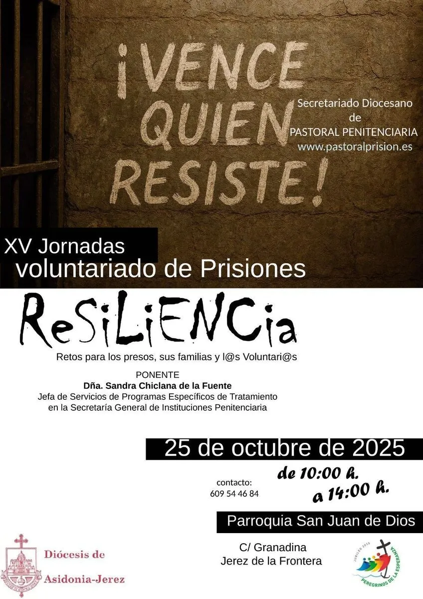 La Pastoral Penitenciaria de Asidonia-Jerez celebra las XV Jornadas de Voluntariado de Prisiones