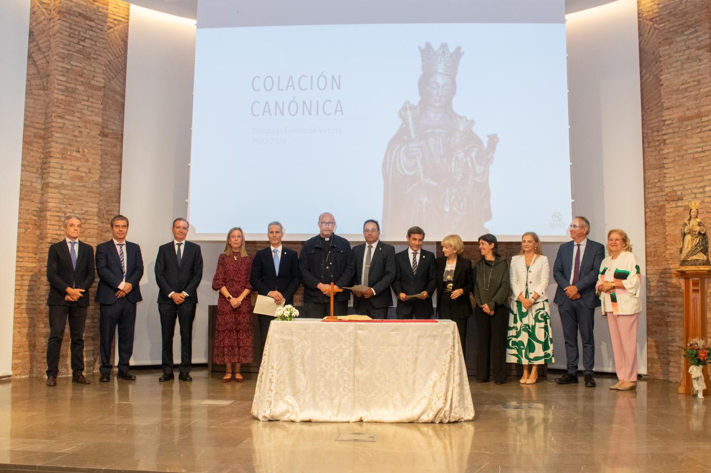 Acto de jura y profesión de fe ante el Obispo y el Patronato de los nuevos directores de centros de Fundación Victoria
