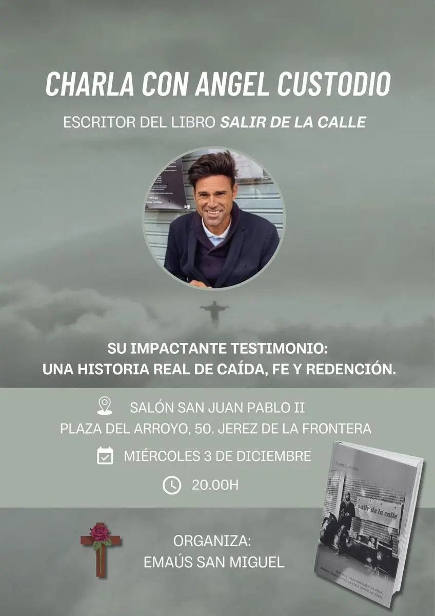 Charla testimonio de Ángel Custodio en el Auditorio San Juan Pablo II del Obispado de Asidonia-Jerez