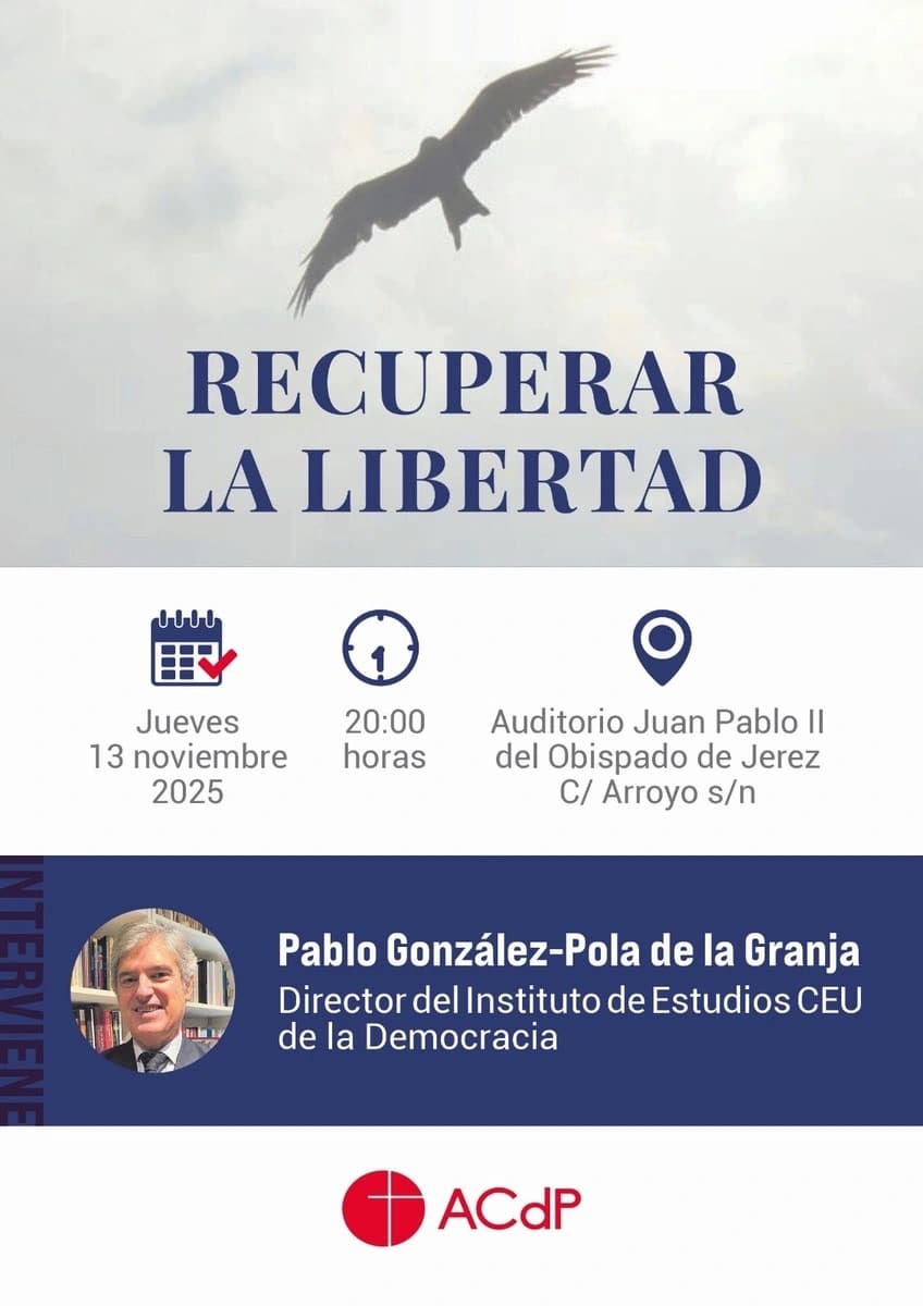 Conferencia del historiador Pablo González-Pola sobre “Recuperar la Libertad”