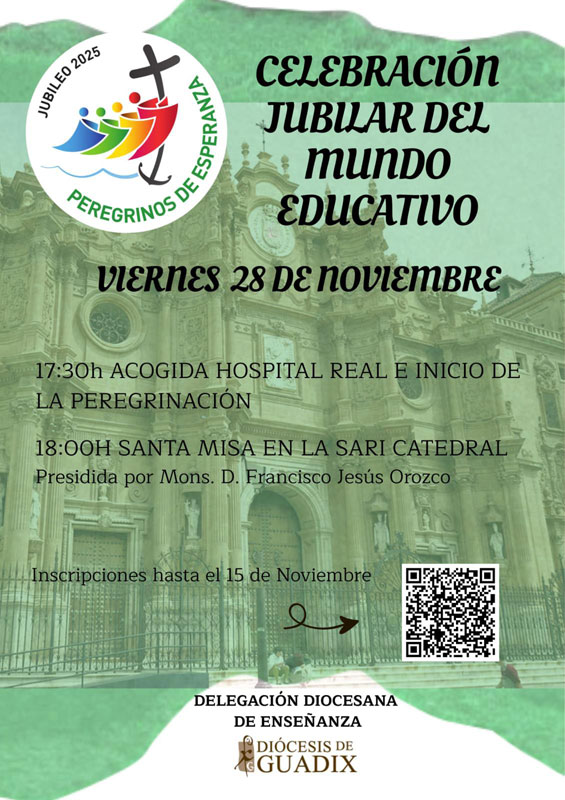 Enseñanza Jubileo profesores 2 11 25 cartel