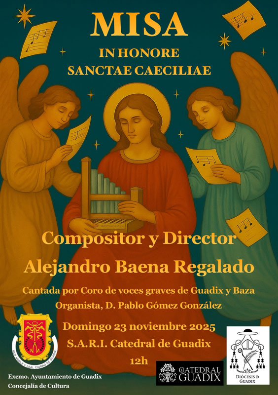 Catedral estreno Misa Santa Cecilia 23 11 25 Cartel