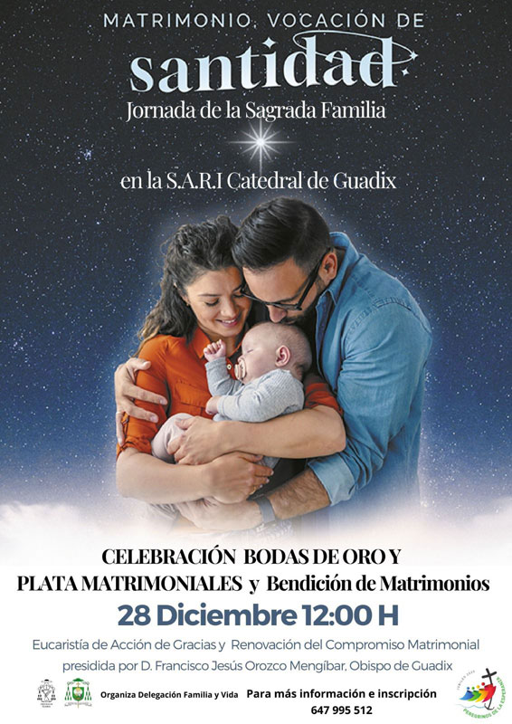 Familia sagrada familia bodas de oro y plata 28 12 25 cartel