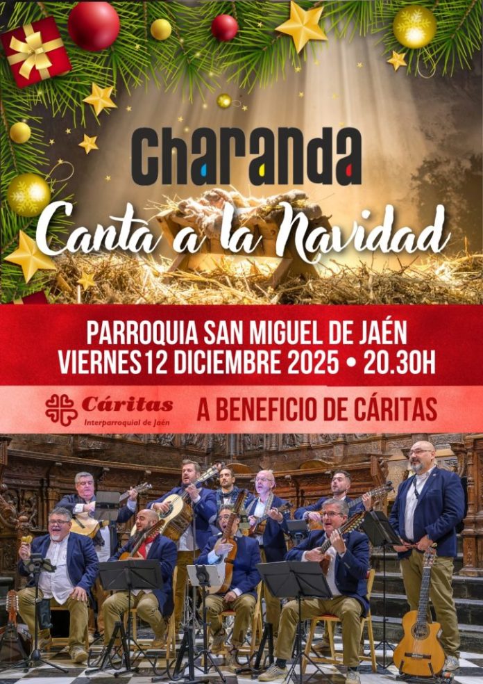 Charanda cantará a la Navidad a beneficio de la Despensa de Cáritas Interparroquial de Jaén