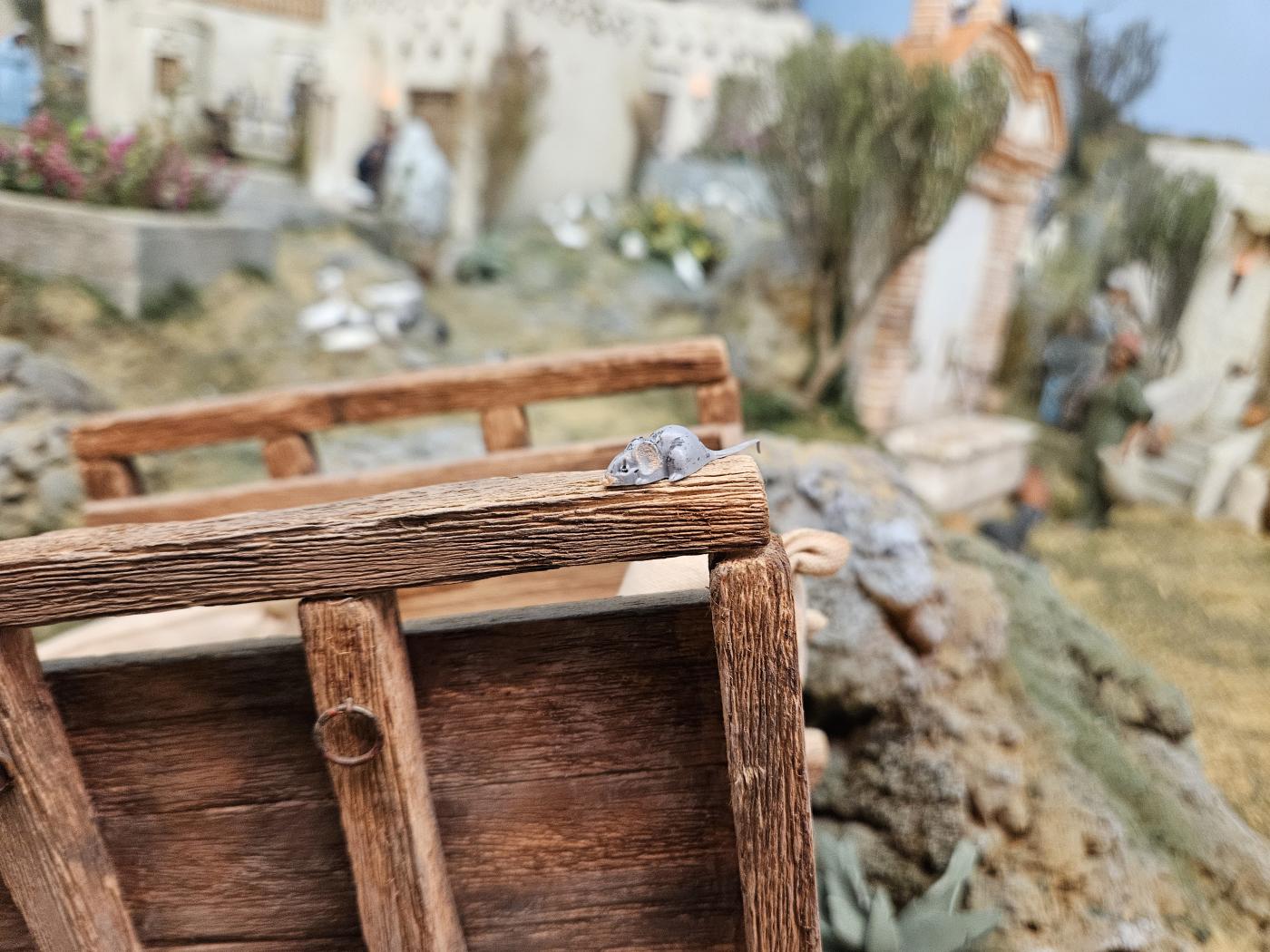 Escena del empadronamiento del Belén de la Catedral de Málaga