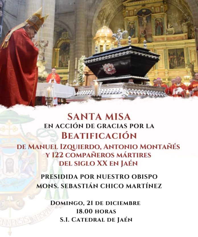 Misa de acción de gracias por la beatificación de los mártires del siglo XX