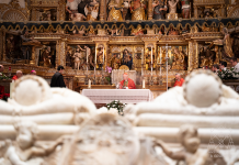 El cardenal mexicano Mons. Carlos Aguiar, en Granada