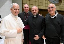 Proyecto Hombre Granada, con el Papa León XIV