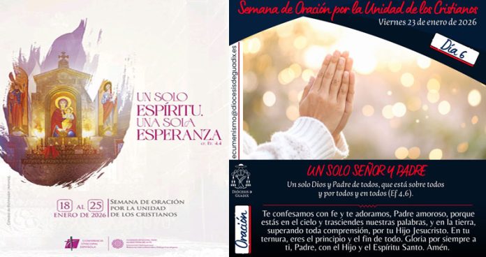 Un solo Señor y Padre: Semana de Oración por la Unidad de los Cristianos