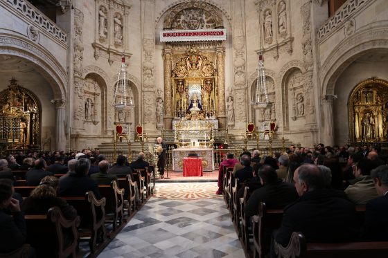 Retiro de hermanos mayores-Capilla Real-MONSEÑOR SAIZ_Feb26 (7)