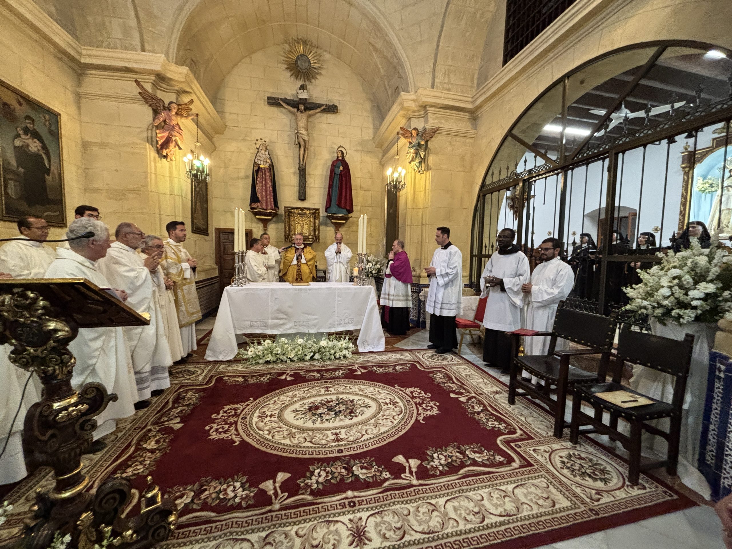 El Monasterio de las Mínimas celebrará la consagración del altar y el sagrario este sábado