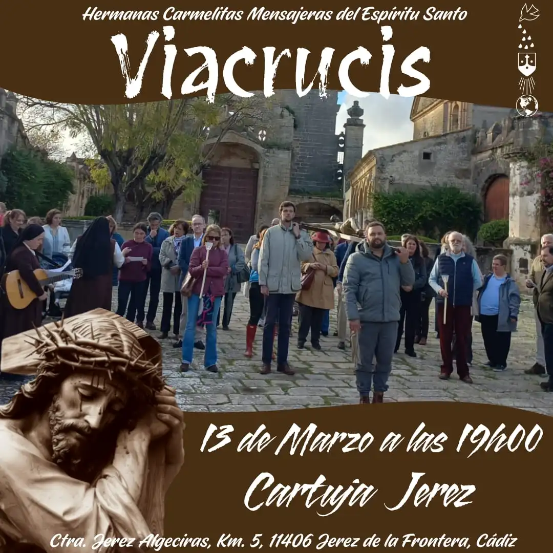 El Monasterio de la Cartuja acogerá mañana un Vía Crucis organizado por las Hermanas Carmelitas Mensajeras del Espíritu Santo