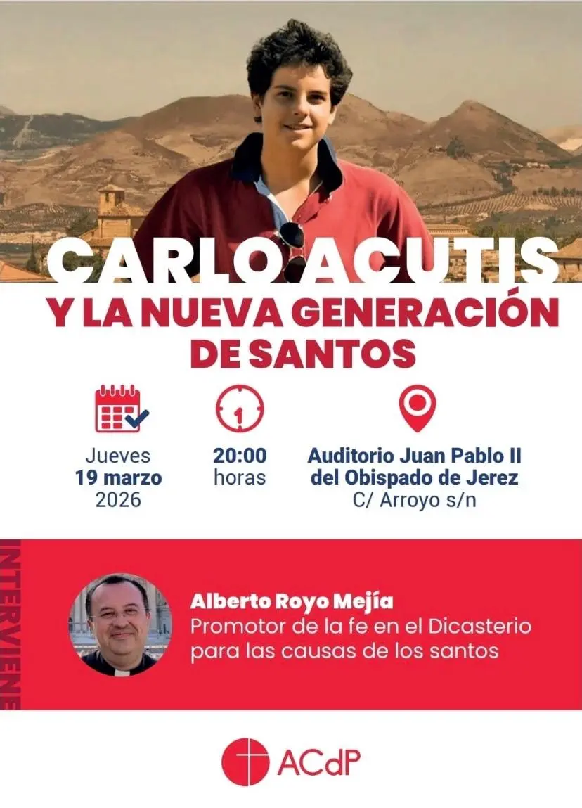 El Obispado de Asidonia-Jerez acoge una conferencia sobre Carlo Acutis y la nueva generación de santos