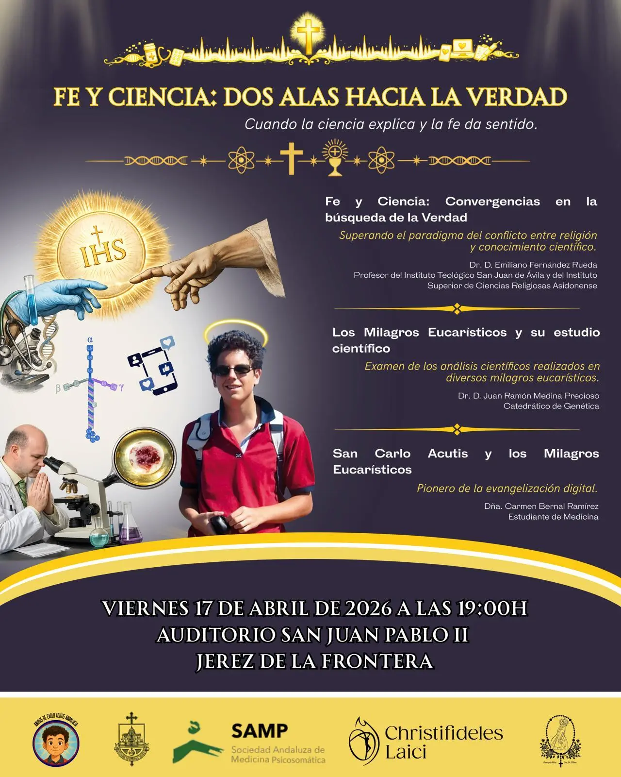 Jornada formativa «Fe y ciencia: Dos alas hacia la verdad» el próximo 17 de abril