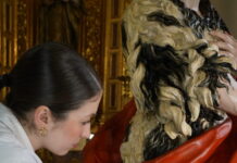 La Cartuja de Granada restaura la escultura de San Juan Bautista, obra de José de Mora