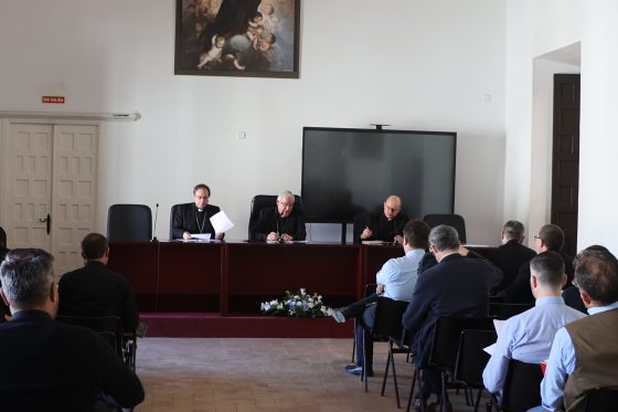 Consejo de Arciprestes-Arzobispado-Mayo26-Arzobispo Saiz-Monseñor Teodoro León (2)