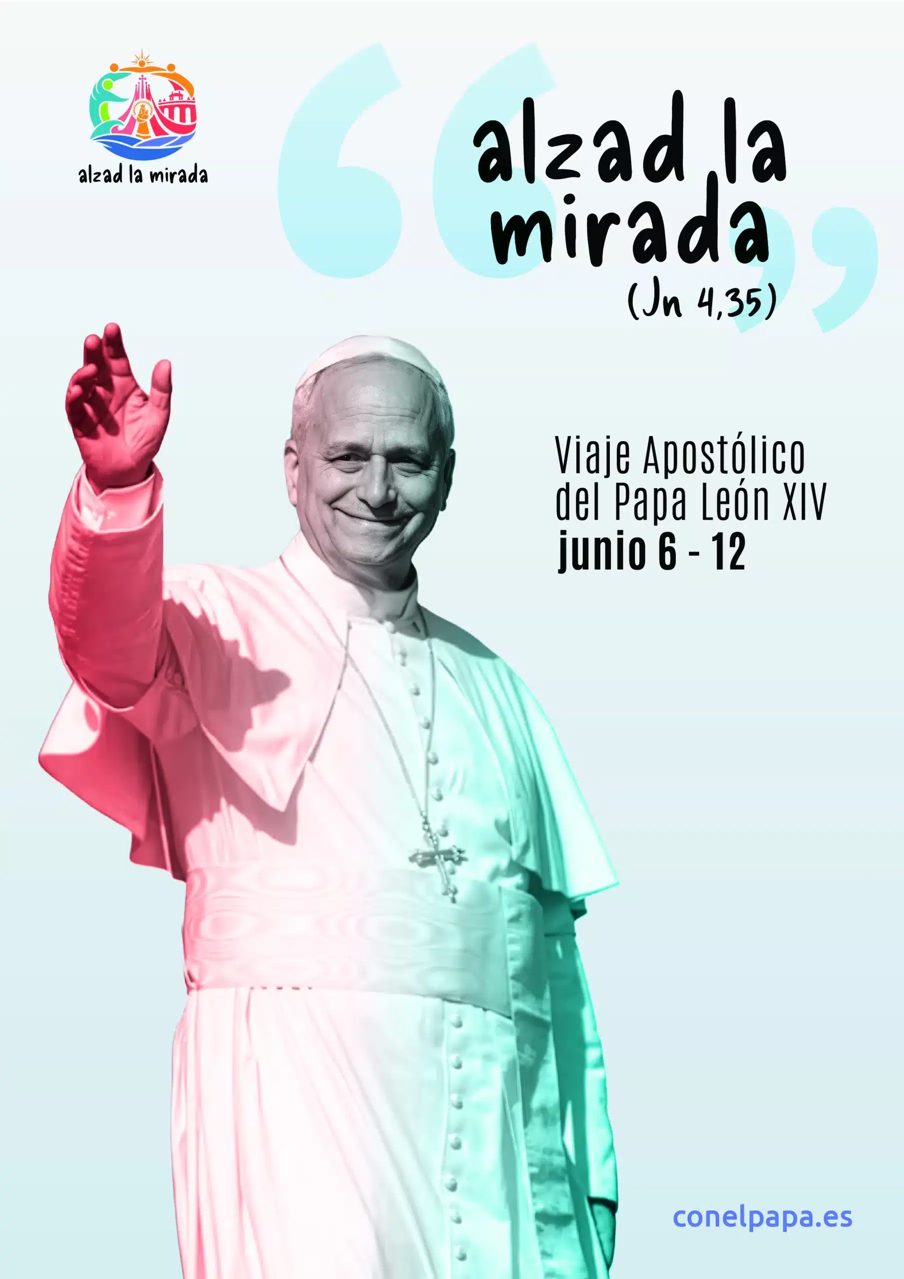 Ya disponibles los materiales pastorales para preparar la visita del Papa León XIV a España