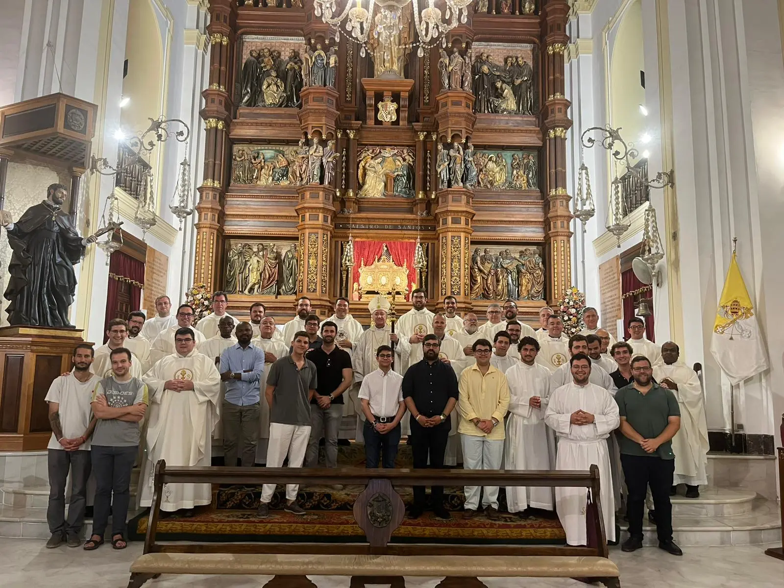 El presbiterio de Asidonia-Jerez peregrina a Montilla en el V Centenario de la ordenación sacerdotal de San Juan de Ávila